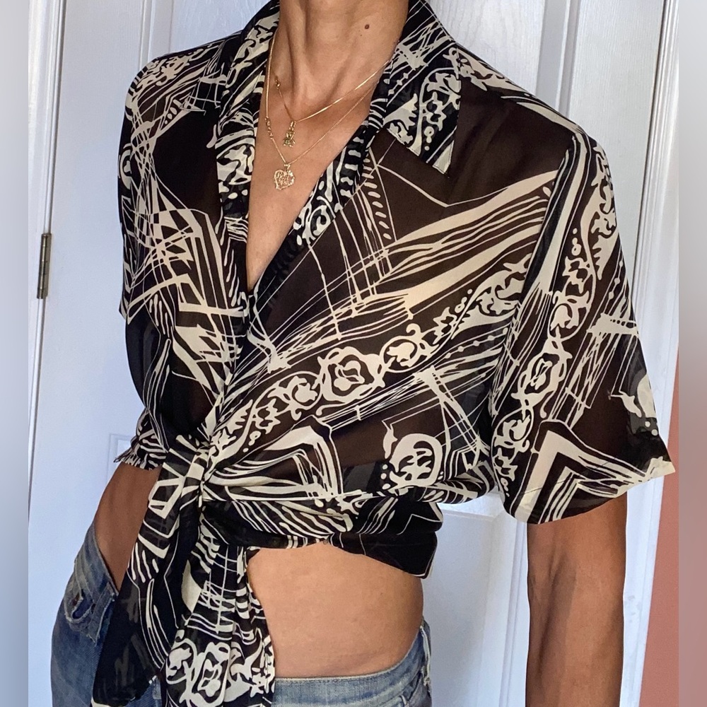 VINTAGE Modern Essentials Sheer Top